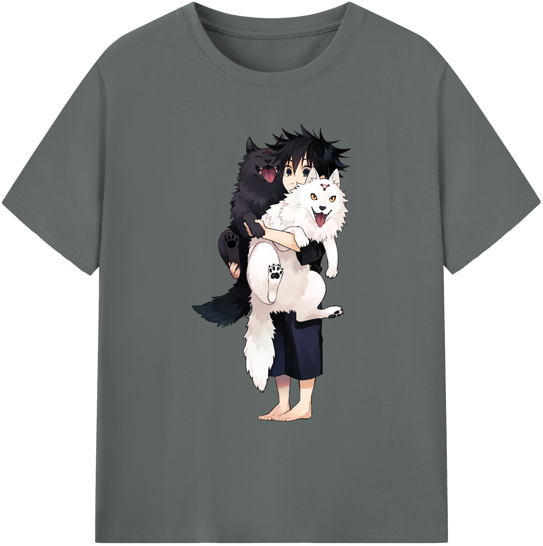 （画像用） 呪術廻戦 Jujutsu Kaisen 綿100％ メンズ半袖Tシャツ｜肌触りやわらか＆通気性